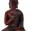 Soška Amóghasiddhi Buddha, červený, 14cm