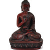 Soška Amóghasiddhi Buddha, červený, 14cm