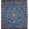 Přehoz s mandalou, sloni s pávy, 202x224cm