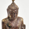 Narozeninový Buddha teakový 8'' -  hnědá patina