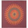 Přehoz přes postel, "Barmeri round", mandala, 202x230cm