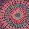 Přehoz přes postel, "Barmeri round", mandala, 202x230cm