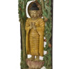 Dřevěná socha Buddha z jižní Indie, rain tree wood, 38x10x108cm