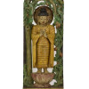 Dřevěná socha Buddha z jižní Indie, rain tree wood, 38x10x108cm