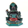 Ganesh sedící, tyrkysový, ručně barvený, 11cm