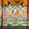 Thangka, Rantnasambhava, Akšóbhja, Amithába, 105x79cm