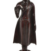 Narozeninový Buddha, pondělí, hnědý, pryskyřice, 25cm