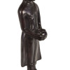 Narozeninový Buddha, středa, pryskyřice, tmavě hnědý, 30cm