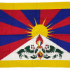 Vlajka Tibet, screen print, 2 očka na přichycení, 108x72cm