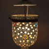 Lampa v orientálním stylu, skleněná mozaika, ruční práce, 16x16x25cm