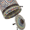 Lampa v orientálním stylu, skleněná mozaika, ruční práce, 18x18x25cm