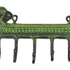Věšáček slon, mosaz, pět háčků, cca 20cm