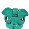 Ganesh baby sedící, tyrkysový, 8cm
