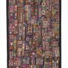 Unikátní tapiserie z Rajastanu, barevná, ruční vyšívání, 143x95cm