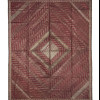 Přehoz na postel, vínovo-zlatý, brokátový, ruční práce, 260x210cm