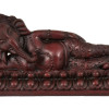 Ganéš, spící, tmavě červený, 20cm