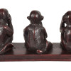 Tři moudré opice, 14x5x7cm