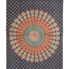 Přehoz s tiskem "Barmeri round mandala", 130x210cm
