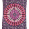 Přehoz na postel "Barmery round" paví pera, 130x210cm