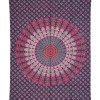 Přehoz s tiskem "Barmeri round mandala", 130x210cm
