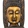 Buddha, dřevěná maska, ručně vyřezávaná, 44x16x80cm