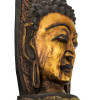 Buddha, dřevěná maska, ručně vyřezávaná, 44x16x80cm