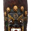 Bhairab, dřevěná maska, ručně vyřezávaná, 40x20x70cm
