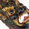 Bhairab, dřevěná maska, ručně vyřezávaná, 40x20x70cm