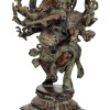 Tančící Ganéš, mosazná socha, antik patina, 45x21x64cm
