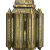 Orientální prosklená lampa, ruční práce, 25x25x50cm