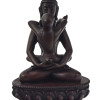 Buddha Shakti, soška, červená patina, 17cm