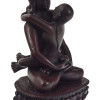 Buddha Shakti, soška, červená patina, 17cm