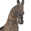 Socha koně "Tribal Art", mosaz, 36cm