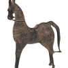 Socha koně "Tribal Art", mosaz, 36cm