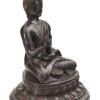 Buddha Amoghasiddhi, mosazná socha, 35cm
