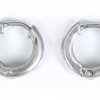 Stříbrné náušnice hladké kroužky 14mm, AG 925/1000, 3g, Nepál