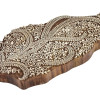 Vyřezávané razítko "Paisley", palisandr, 26x12cm