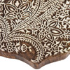 Vyřezávané razítko "Paisley", palisandr, 26x12cm