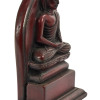 Buddha Amithaba, tmavě červená soška, 13cm