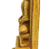 Buddha Amithaba, soška se světlou antik patinou, 13cm
