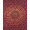 Přehoz s tiskem "Barmeri round mandala", 130x210cm