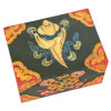 Dřevěná šperkovnice ručně malovaná, buddhistické motivy, 15x11x9cm