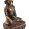Buddha Šákjamuni s korunou, mosazná soška, 23cm