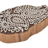 Vyřezávané razítko paisley, palisandr, 9x4,5cm