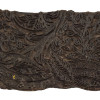 Antik dřevěná raznice na tisk přehozů s indickým motivem, block print, 18x4x14cm