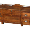 Starý kupecký stolek se šuplíky, 116x45x51cm