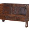 Lavice s úložným prostorem z teakového dřeva, 157x81x101cm