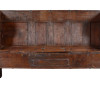 Lavice s úložným prostorem z teakového dřeva, 157x81x101cm