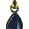 Přívěsek s polodrahokamem, lapis lazuli, 23x8mm