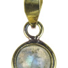 Přívěsek s polodrahokamem, měsíční kámen, 23x10mm